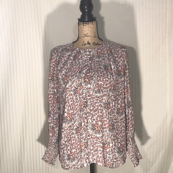 •CLEAR-OUT• 3/18 Loft floral blouse - Picture 1 of 5
